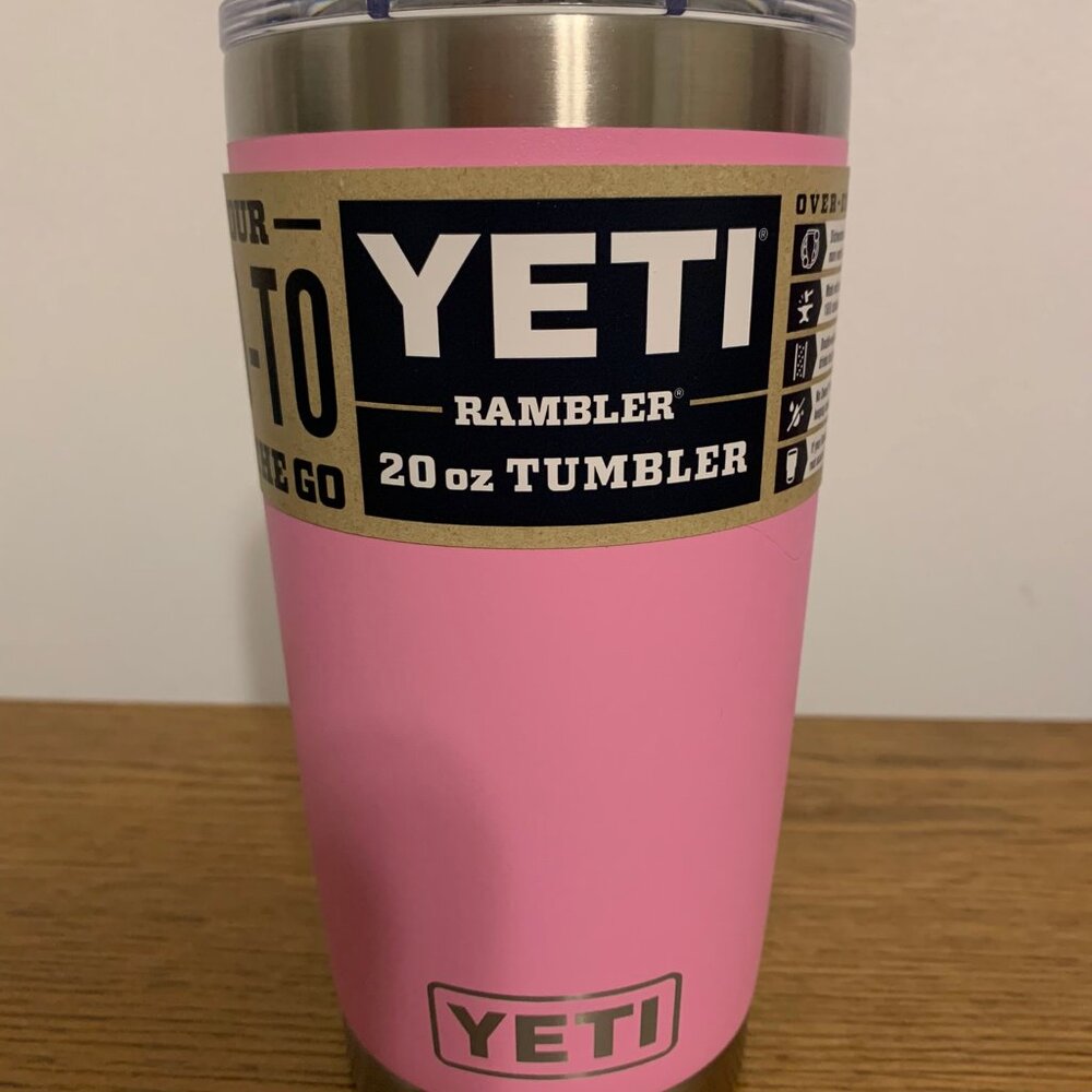 NWT Power Pink 20-Ounce Yeti Rambler